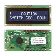 NHD-0216K1Z-NSW-FBW-L дисплейный модуль LCD, 16x2 символов, FSTN, 4.7В ~ 5.5В