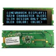 NHD-0420CW-AB3 дисплей OLED, 20 x 4 символов, Passive, 2.4В ~ 5.5В