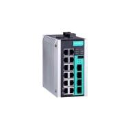 EDS-G516E-4GSFP коммутатор управляемый, 16 портов, 12 кабельных портов, 4 оптических порта, -48В ~ 48В