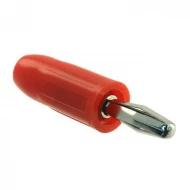 BU-00246-2 штекер типа банан, Male, Standard Banana, Solderless, Red
