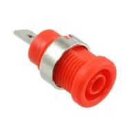 BU-31610-2 разъем, Banana Jack, гнездо, Standard Banana, красный