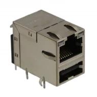 0821-1X1T-36-F разъем, RJ45 with USB A, 1 порт, 10/100 Base-T