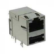 0821-1X1T-43-F модульный разъем, RJ45 with USB A, 1 порт, 10/100/1000 Base-T