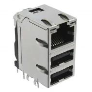 08C2-1X1T-36 модульный разъем, RJ45 with USB A, Dual, 1 порт, 10/100 Base-T, AutoMDIX