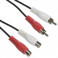 AK-CHMF-025 кабельная сборка, Phono (RCA) Jack (2), Phono (RCA) Plug (2), Stereo, 2.5м