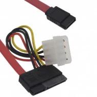 AK-SATA-SP-050 кабель, SATA, 0.5м, экранированный
