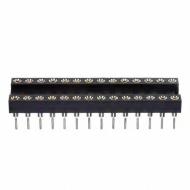 AR 28-HZL/01/7-TT гнездо для микросхем, DIP, 28 контактов, 3А, 4мОм