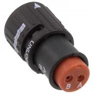 SJS830250 соединитель, Plug Housing, 2 позиции, Bayonet Lock, IP67