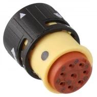 SJS830102 разъем круглый, Plug Housing, 8 позиций, Bayonet Lock, IP67