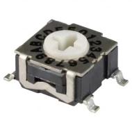 RTE1600G44 DIP-переключатель, поворотный, Hex, 100мА, 30В
