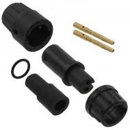 16280-2SG-315 соединитель, Plug, Female Sockets, 2 позиции, 7.5А, 600В AC/DC