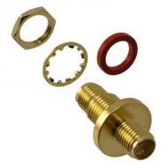 132170-10 переходник ВЧ соединителей, Jack to Jack, SMA to SMA, 50Ом, 18ГГц