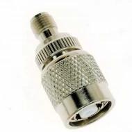 242105RP переходник ВЧ соединителей, SMA to RP-TNC, Jack-RP-TNC Plug, 50Ом, 4ГГц