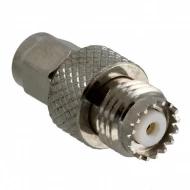 242116 переходник для ВЧ соединителей, Plug to Jack, SMA to UHF Mini, 50Ом, 2.5ГГц