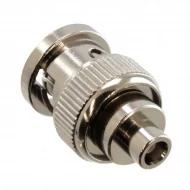 242203 переходник для ВЧ соединителей, BNC to MCX, Plug to Jack, 50Ом, 4ГГц