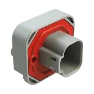 AT15-4P-BM01 разъем прямоугольный, Receptacle, 4 позиции, 13А, 250В