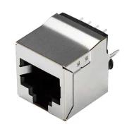 CRJ043-1-TH модульный разъем, RJ45, 1 порт, 8P8C, 150В, 1.5А