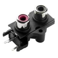RCJ-2233 аудио разъем, Phono (RCA) Jack, Female, 24В, 5А