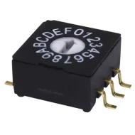 RDS-16S-1055-SMT-TR DIP-переключатель, поворотный, 16 позиций, 24В DC, 25мА