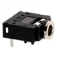 SJ1-3523N аудио разъем, Phone Jack, Female, Stereo, 3.5мм, 12В, 1А