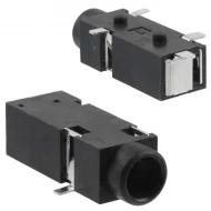 SJ-3524-SMT-TR аудио разъем, Phone Jack, стерео, 3.5мм, 12В, 1А