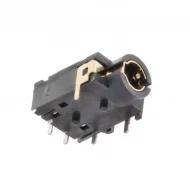SJ-43514 аудио разъем, Phone Jack, Stereo (4 Conductor, TRRS), 3.50мм, 12В, 1А
