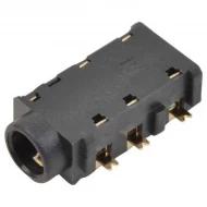 SJ-43616-SMT-TR аудио разъем, Phone Jack, Female, Stereo (4 Conductors, TRRS), 3.50мм, 12В, 1А