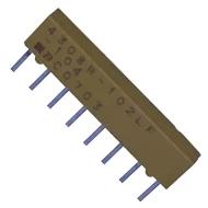 4308R-102-332 резисторная сборка, Isolated, 3.3кОм, ±2%, 300мВт