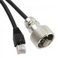 17-101074 кабельная сборка, Plug to Plug, 8p8c (RJ45, Ethernet), 5.00м, Shielded