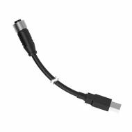 MQDEC-1703SS-USB кабель-переходник, M12-17 FEM - USB, 3.00', экранированный