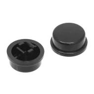 AKTSC22K колпачок для переключателя, Tactile, круглый, черный