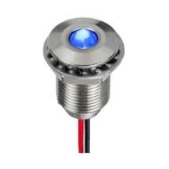Q10F5SXXSB02E светодиодный индикатор, LED, синий, 3.3В, 20мА, 50мкд