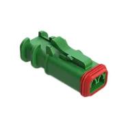 AT06-2S-OMGRN корпус разъема, Plug, гнездо, 2 позиции, 13А