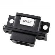 DB9-USB-M преобразователь, USB в RS232, USB - Mini B 2.0 Female, D-Sub 09 Pos (DB9) Male, RS232