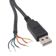 TTL-232R-5V-WE кабель со встроенным функциональным блоком, USB to TTL Serial, 5В, 1.80м