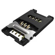 SIM5055-6-1-25-00-A разъем для SIM-карты, Mini SIM, 8 позиций, 1А, 50В