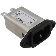 B84771A3010A000 разъем IEC, IEC 320-C14, 10А, 250В, Filtered (EMI, RFI)
