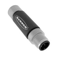 S15A-F14325-M14325-Q адаптер, IN-LINE ADAPTER, 30В DC, 4А, M12