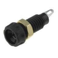 CL1450 разъемы и наконечники типа «банан», Female, Standard Tip, Solder Eyelet(s), Black