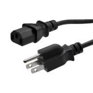 PC-ABK010F кабель питания, NEMA 5-15P, IEC 320-C13, 125В, 10А