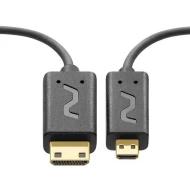 RDNC-D26BK кабель HDMI, 4K @ 60 Гц, 0.8м, Mini HDMI (MALE) - Micro HDMI (MALE)