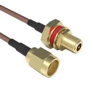 CABLE 243 RF-0100-A-1 коаксиальный кабель, SMA-SMA, 100мм, 50Ом, 3ГГц