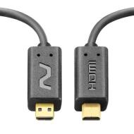 RDND-D26BK кабель HDMI, Micro HDMI - Micro HDMI, 4K @ 60 Гц, 0.8м, круглый