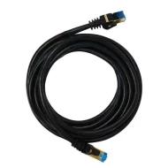 QG-CAT7R-10FT-BLK патч-корд, Plug to Plug, 8p8c (RJ45, Ethernet), 3.05м, экранированный