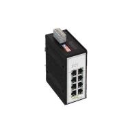852-1102 коммутатор, неуправляемый, 8 портов, 10/100/1000, 9В ~ 57В