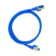 QG-CAT7R-3FT-BLU патч-корд, Plug to Plug, 8p8c, 914.4мм, экранированный