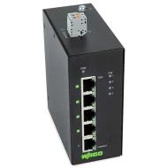 852-1411/000-001 коммутатор, неуправляемый, 5 портов, 4 PoE, 24В ~ 57В