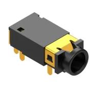 54-00298 разъем цилиндрический, Phone Jack, Female, Stereo (4 Conductor, TRRS), 3.50мм, 48В, 500мА