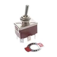 SW-T1-4E-B-K2A переключатель тумблерный, DPDT, On-Off-On, 15А, 125В