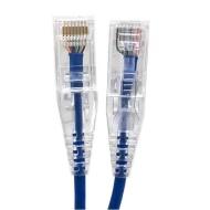 E09-003BL-SLIM патч-корд, Cat6a, RJ45, 914.4мм, неэкранированный